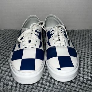 Mens Vans navy and white size 10 shoes